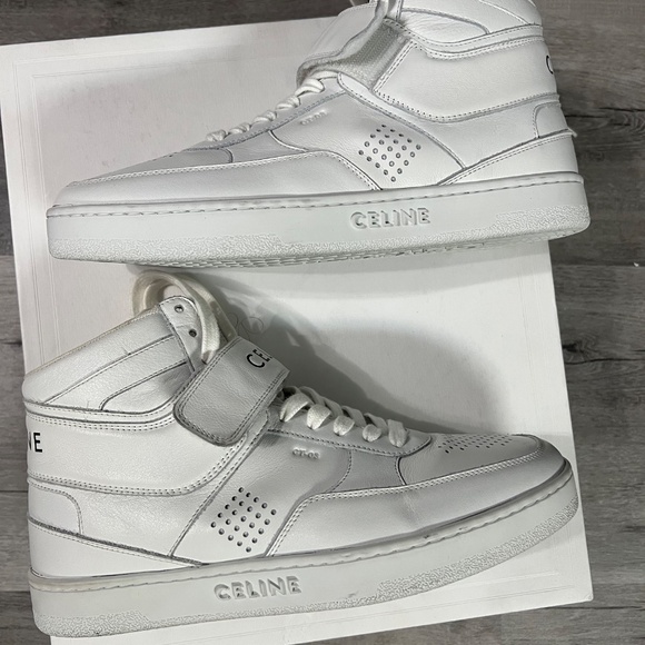 Celine white high top sneakers - Picture 10 of 15